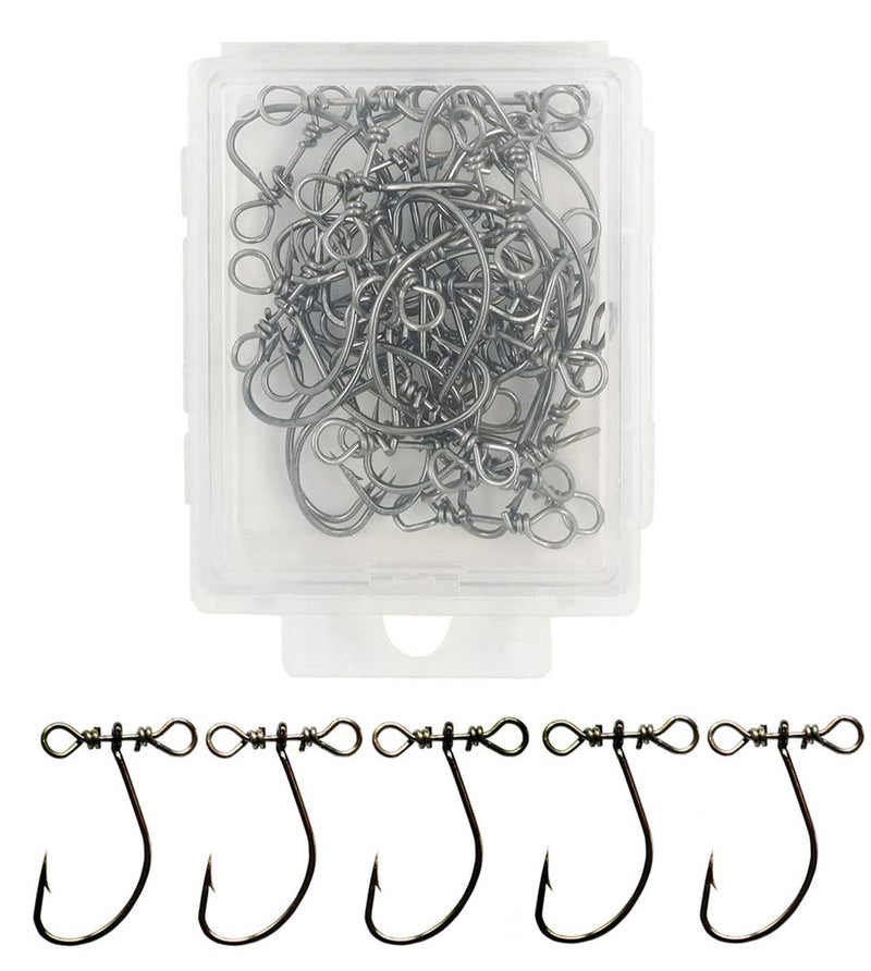 Drchoer Drop Shot Hooks for Bass Fishing: 30Pcs/Box in-line Drop Shot Rig Fishing Hooks - Image 4